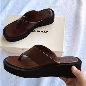 Princess Polly Miami Sandal Brown